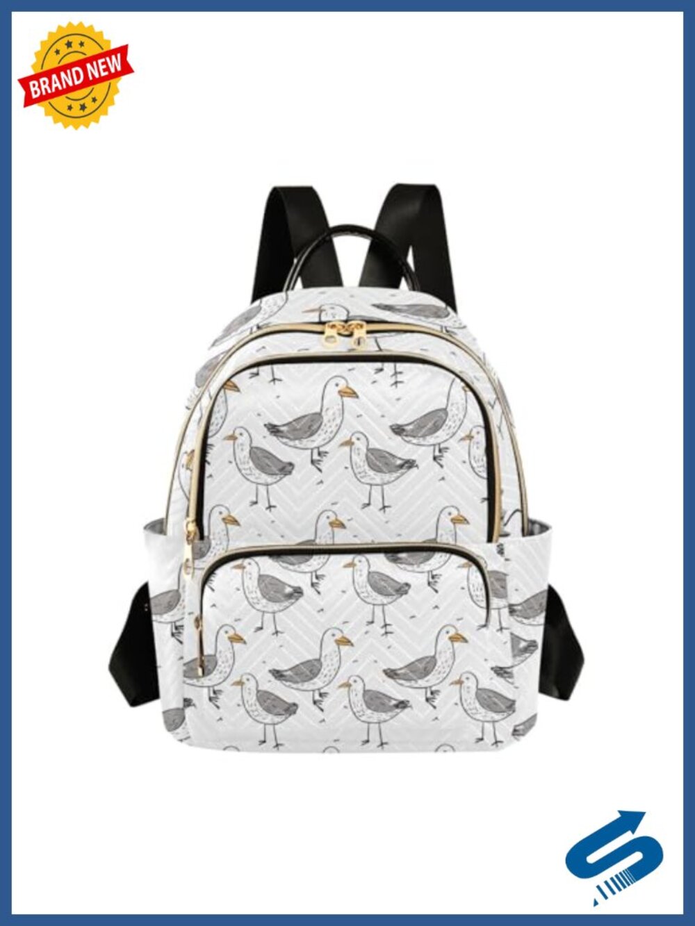 Quilted Fashion Backpack Purse for Women Lightweight Travel Daypack